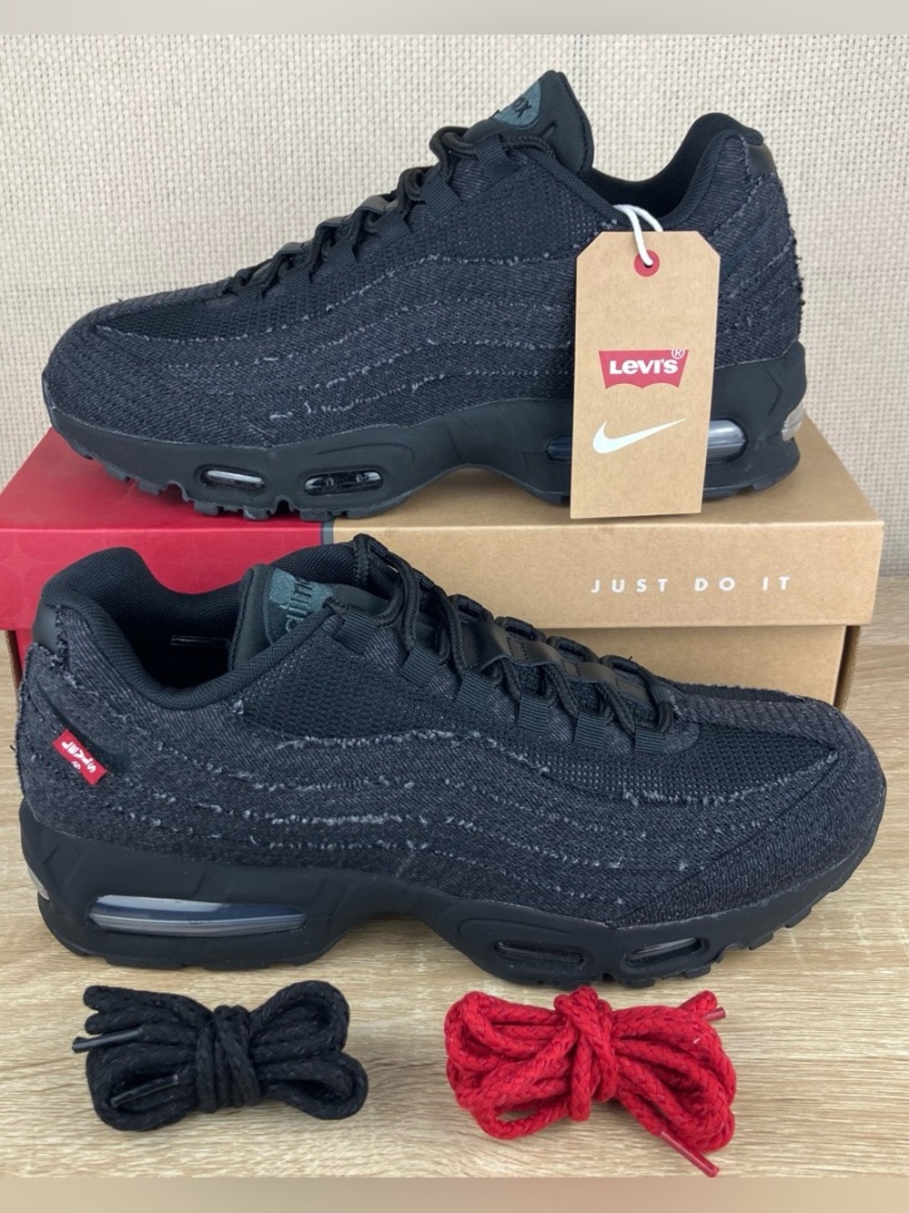 Nike Air Max 95 OG Levis Black Sneakers HM4743-001 Men's 11